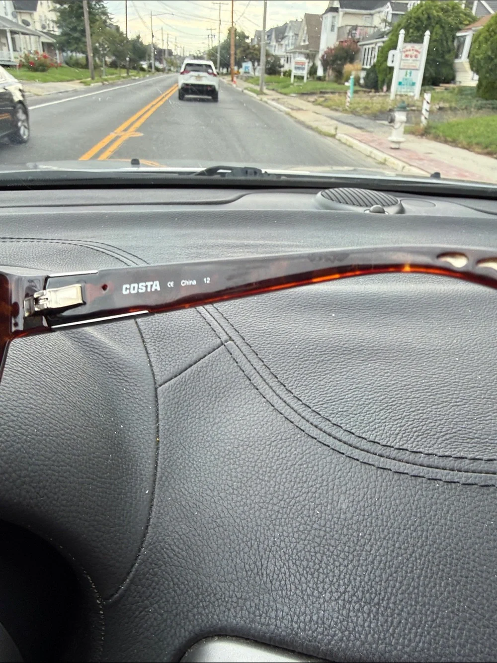 Costa Tortoiseshell Sunglasses with Blue-Green Lenses